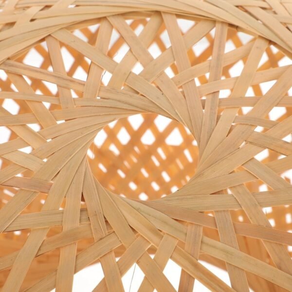 Round Bamboo Lamp - Image 4